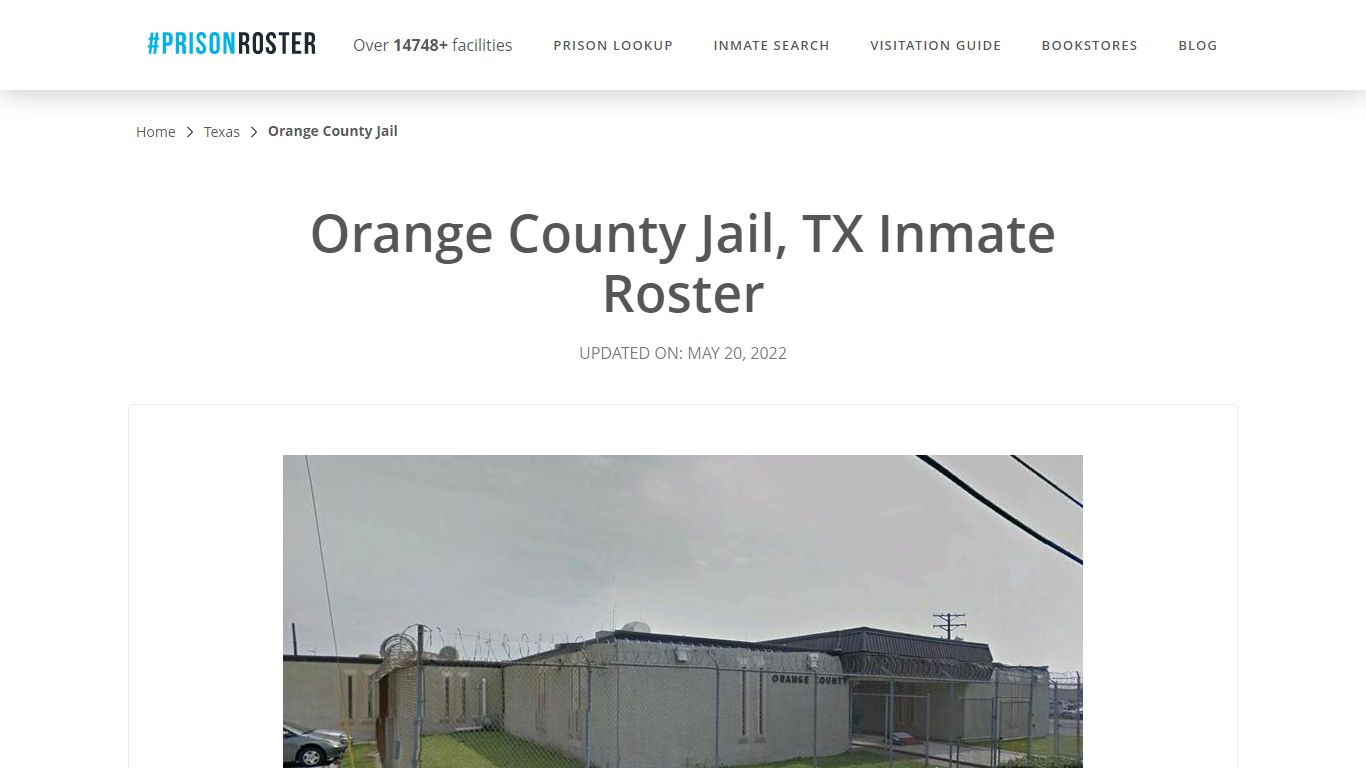 Orange County Jail, TX Inmate Roster